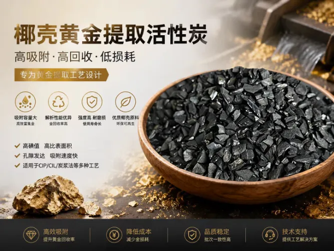 คาร์บอนฟื้นฟูทองจากกะลามะพร้าว Huajing: ส่งเสริมการฟื้นฟูทองคำ ลดต้นทุน และเพิ่มประสิทธิภาพ